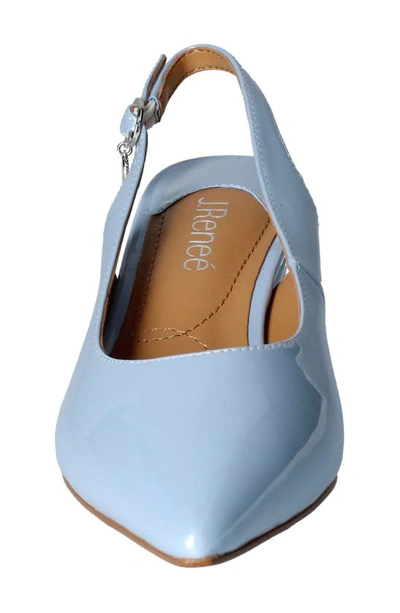 Shop J. Reneé J.renée Shayanne Slingback Pointed Toe Pump In Placid Blue