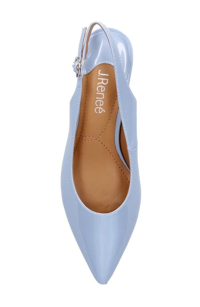 J. Reneé J.renée Shayanne Slingback Pointed Toe Pump In Placid Blue