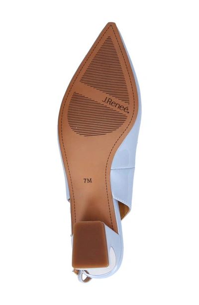 J. Reneé J.renée Shayanne Slingback Pointed Toe Pump In Placid Blue