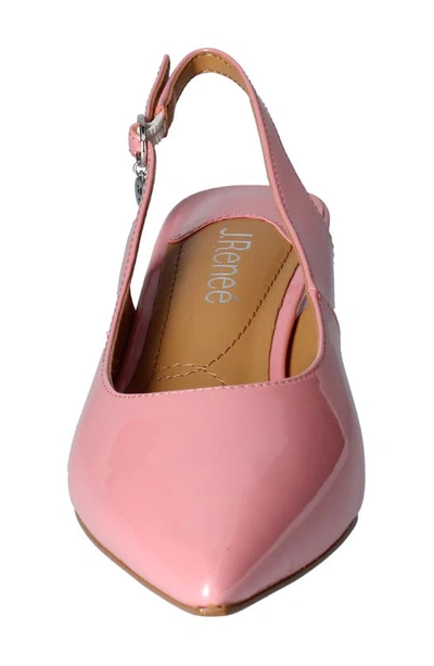 J. Reneé J.renée Shayanne Slingback Pointed Toe Pump In Soft Pink