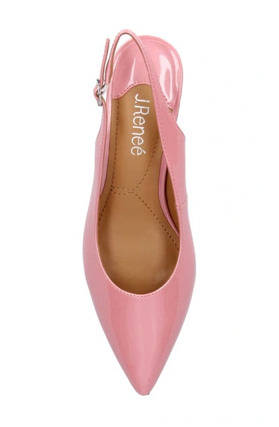 J. Reneé J.renée Shayanne Slingback Pointed Toe Pump In Soft Pink