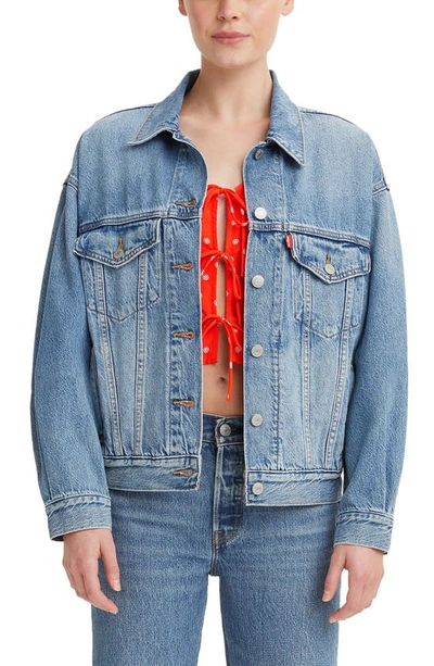 Shop Levi's '90s Denim Trucker Jacket In Soft As Butter Mid