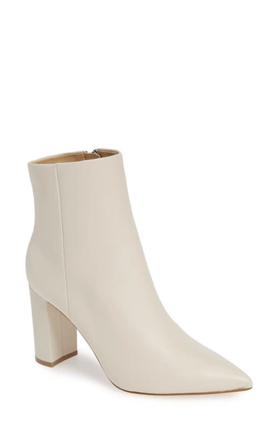 Shop Marc Fisher Ltd Ulani Pointy Toe Bootie In Ivory Leather