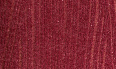 Rag & Bone Lexi Semisheer Cotton Blend Rib Turtleneck Top In Plum