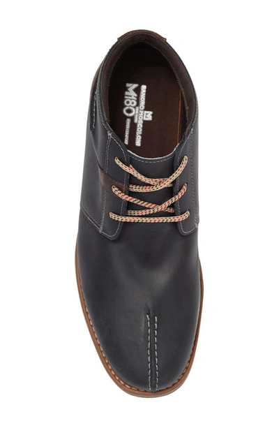 Shop Sandro Moscoloni Split Toe Leather Chukka Boot In Navy