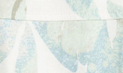 Btfl-life Leaf Print Romper In Mint Sage