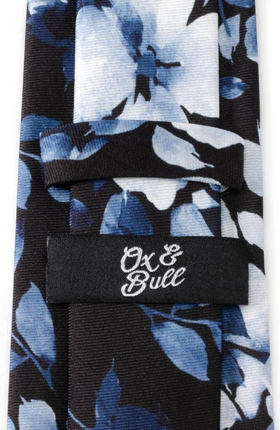 Shop Cufflinks, Inc . Painted Floral Navy Silk Tie