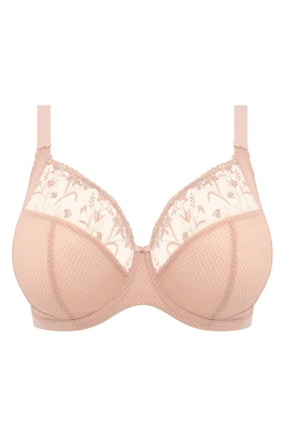 Elomi Charley Full Figure Underwire Plunge Bra In Fawn