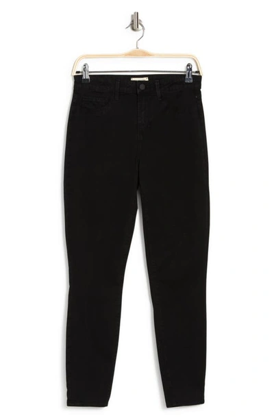 Shop Lagence Margot Crop Skinny Pants In Black