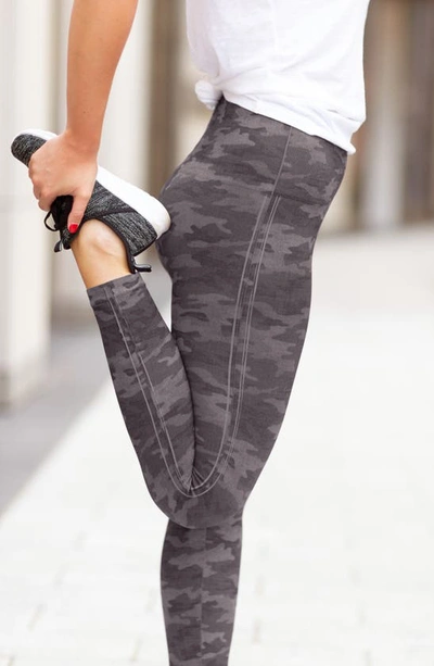 Shop Spanx Look At Me Now Seamless Leggings In Heather Camo