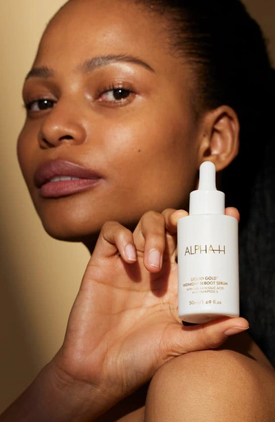 Alpha-h Liquid Gold Midnight Reboot Serum With 14% Glycolic Acid And Tripeptide-5 1.69 oz/ 50 ml