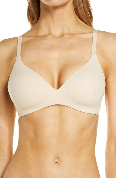 Shop Wacoal Comfort First Wire Free T-shirt Bra In Sand