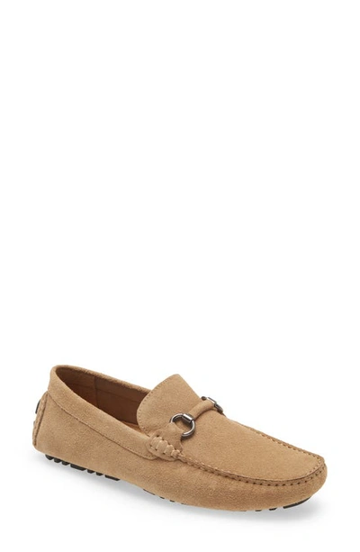 Shop Nordstrom Rack Marco Bit Driver In Beige Suede