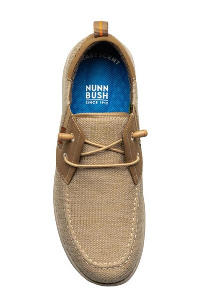 Shop Nunn Bush Brewski Moc Toe Shoe In Taupe Multi