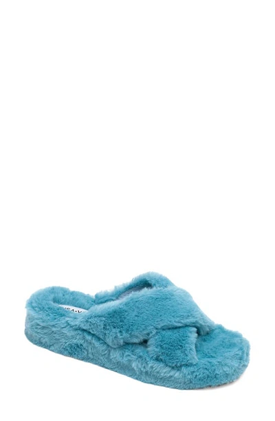 Shop Lisa Vicky Cushy Slipper In Zaure Faux Fur