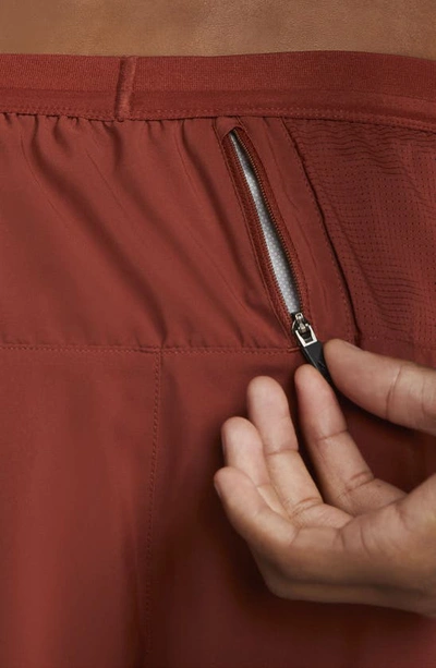 Nike Flex Stride 5 Running Shorts In Rugged Orange
