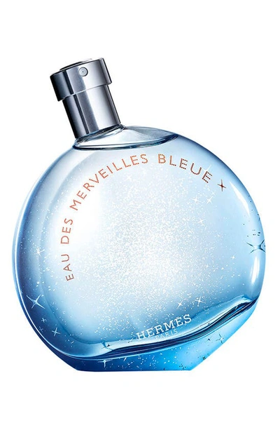 Shop Hermes Eau Des Merveilles Bleue, 3.3 oz