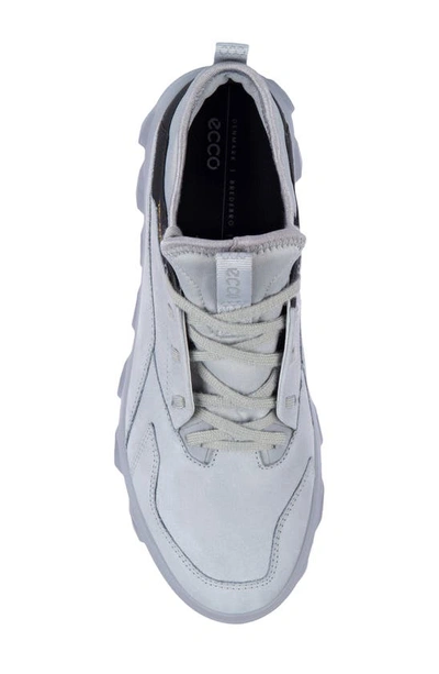 Shop Ecco Mx Lace-up Sneaker In Silver Grey