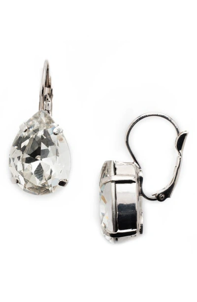 Shop Sorrelli Classic Teardrop Earrings In Silver