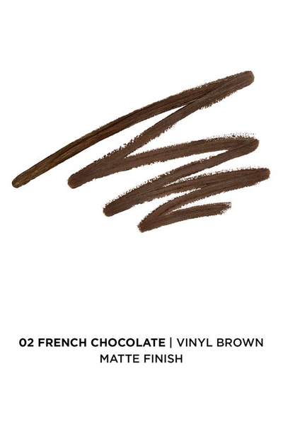 Shop Lancôme Drama Liqui-pencil Waterproof Eyeliner In 02 French Chocolate / Matte