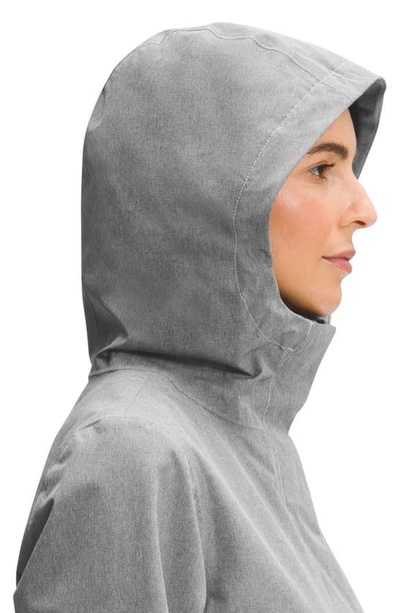 Shop The North Face City Breeze Waterproof Rain Jacket In Tnf Medium Grey Heather