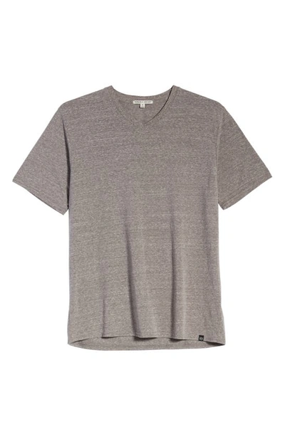 Shop Threads 4 Thought Slim Fit V-neck T-shirt In Heather Grey