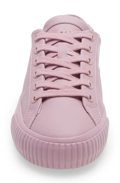 Shop Ted Baker Kimiah Sneaker In Light Pink Leather Split Grain