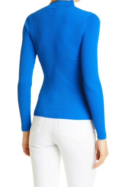 Shop Ted Baker Taralyn Mock Neck Sweater In Blue