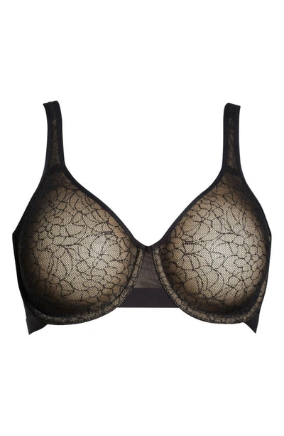 Wacoal Women's All Edge Underwire Bra 855341 In Black