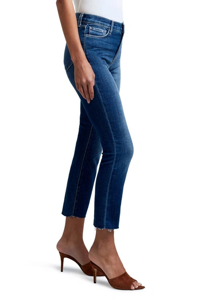 Shop L Agence Sada Crop Slim Jeans In Sequoia