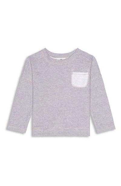 Shop Miles And Milan The Sean Pocket Sweatshirt In Heather Grey