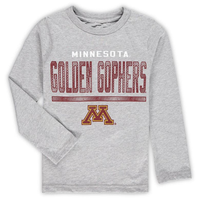 Shop Outerstuff Preschool Maroon Minnesota Golden Gophers Long Sleeve/short Sleeve T-shirt Combo Pack