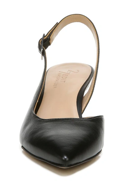 Shop 27 Edit Naturalizer Felicia Slingback Pointed Toe Pump In Black Leather