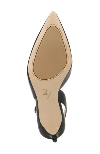 27 Edit Naturalizer Felicia Slingback Pointed Toe Pump In Black Leather