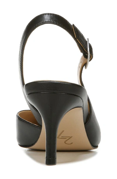 27 Edit Naturalizer Felicia Slingback Pointed Toe Pump In Black Leather