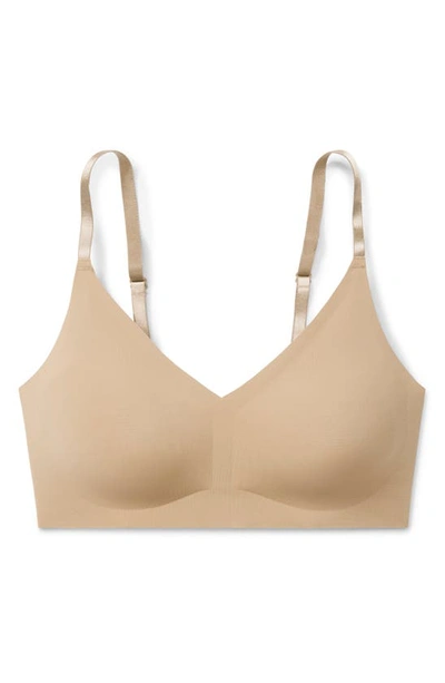 True & Co. True Body Lift Scoop Full Cup Soft Form Band Bra In Desert