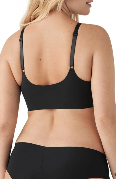 True & Co. True Body Boost Scoop Neck Bralette In Black