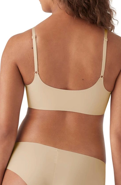 True & Co. True Body Boost Scoop Neck Bralette In Desert