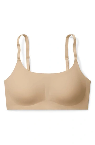 True & Co. True Body Boost Scoop Neck Bralette In Desert