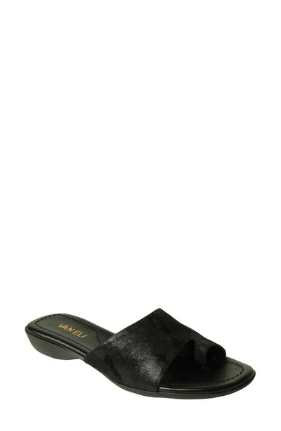 Shop Vaneli Tallis Slide Sandal In Black