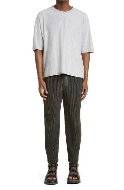 Shop Issey Miyake Release T-shirt In Gray