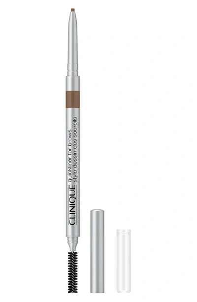 Shop Clinique Quickliner™ For Brows Eyebrow Pencil In Soft Chestnut