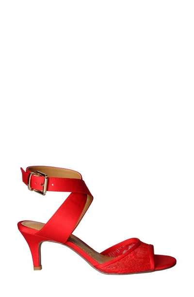 J. Reneé Soncino Strappy Sandal In Red