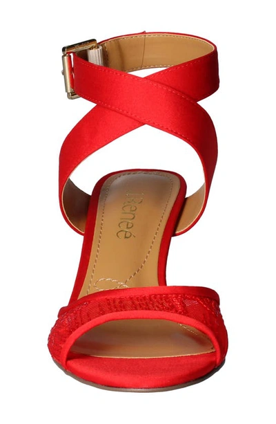 J. Reneé Soncino Strappy Sandal In Red
