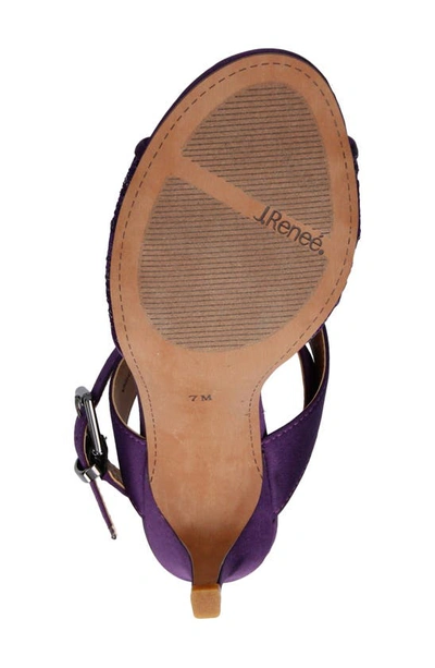 J. Reneé Soncino Strappy Sandal In Purple