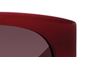 Shop Celine 58mm Gradient Cat Eye Sunglasses In Shiny Bordeaux / Gradient