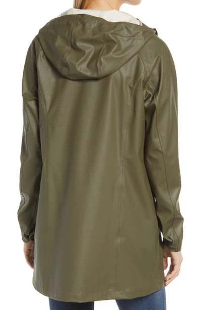 Shop Ilse Jacobsen Raincoat In Army