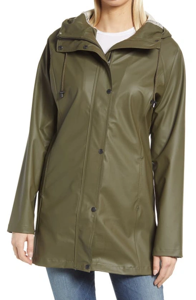 Shop Ilse Jacobsen Raincoat In Army