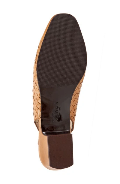 Trotters Women's Dea Woven Slingback Shoe Women's Shoes In Bone