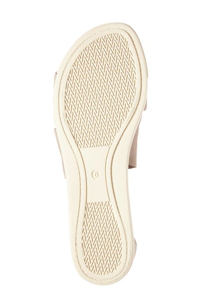 Eileen Fisher Sport Platform Sandal In Barley Leather